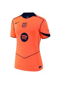 Fotbalové Dres Barcelona Dámské Třetí Oblečení 2025-26 Krátký Rukáv